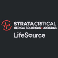 K500LS | Black | Embroidered Strata LifeSource - Silk Touch Long Sleeve Polo Design