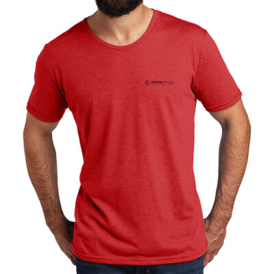 AL2004 | Red | DTF Strata - Unisex Tri Blend Tee Thumbnail