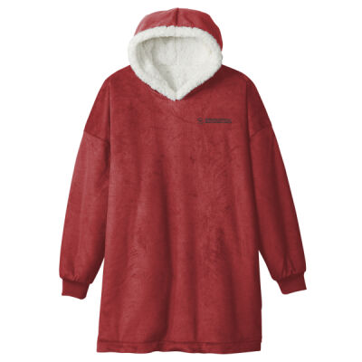 BP41 | Red Rhubarb | Embroidered Strata - Mountain Lodge Wearable Blanket Thumbnail