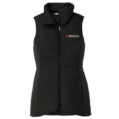 L903 | Black | Embroidered Strata - Women's Collective Insulated Vest Thumbnail