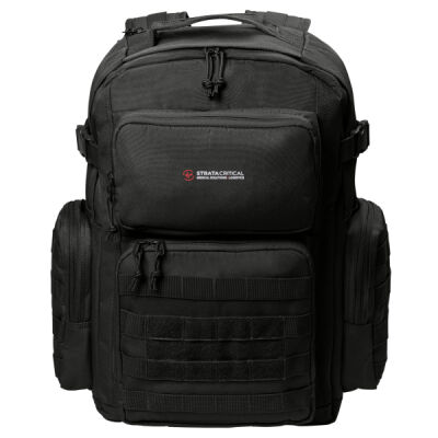 CSB205 | Black | Embroidered Strata - Tactical Backpack Thumbnail