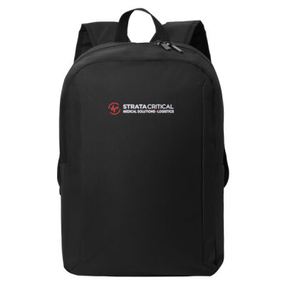 BG231 | Black | Embroidered Srata - Modern Backpack Thumbnail
