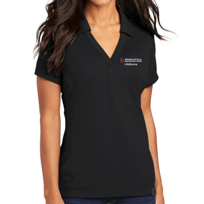 LOG125 | Black | Embroidered Strata LifeSource - Women's Framework Polo Thumbnail