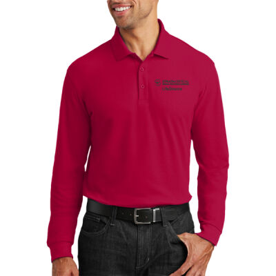 K100LS | Red | Embroidered Strata LifeSource - Long Sleeve Core Classic Pique Polo Thumbnail